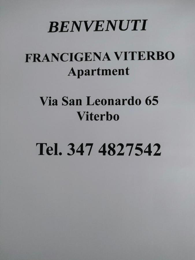 Francigena Viterbo Apartment Con Parcheggio Gratuito A Soli 2 Minuti Ngoại thất bức ảnh
